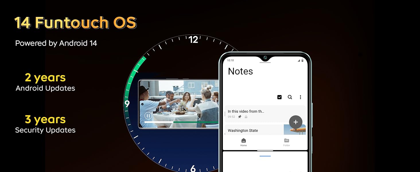 Funtouch OS 14 interface with vibrant icons on a smartphone screen. Funtouch OS 14 interface with vibrant icons on a smartphone screen.